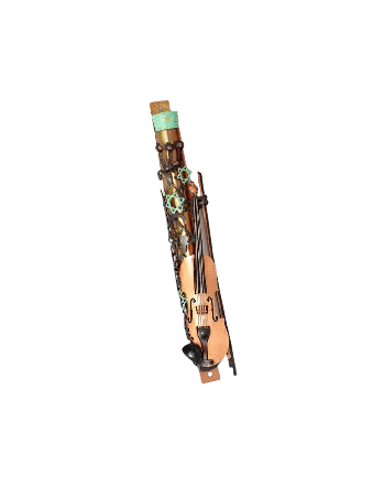 Mezouza pour violon avec étoile de David découpée et Musica, Gi de mariage juif