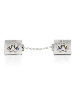 Clips Talit modernes avec émail , Clips Talit , Judaica israélien
