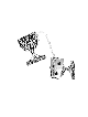 Sterling Silver Menorah Tallit Clips with Star Of  , Passover Gifts ,