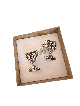 Sterling Silver Menorah Tallit Clips with Star Of  , Passover Gifts ,