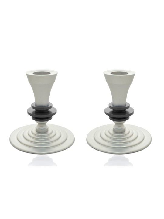 Modern Candlesticks Made of aluminum , Jewish Wedding Gifts , Israeli