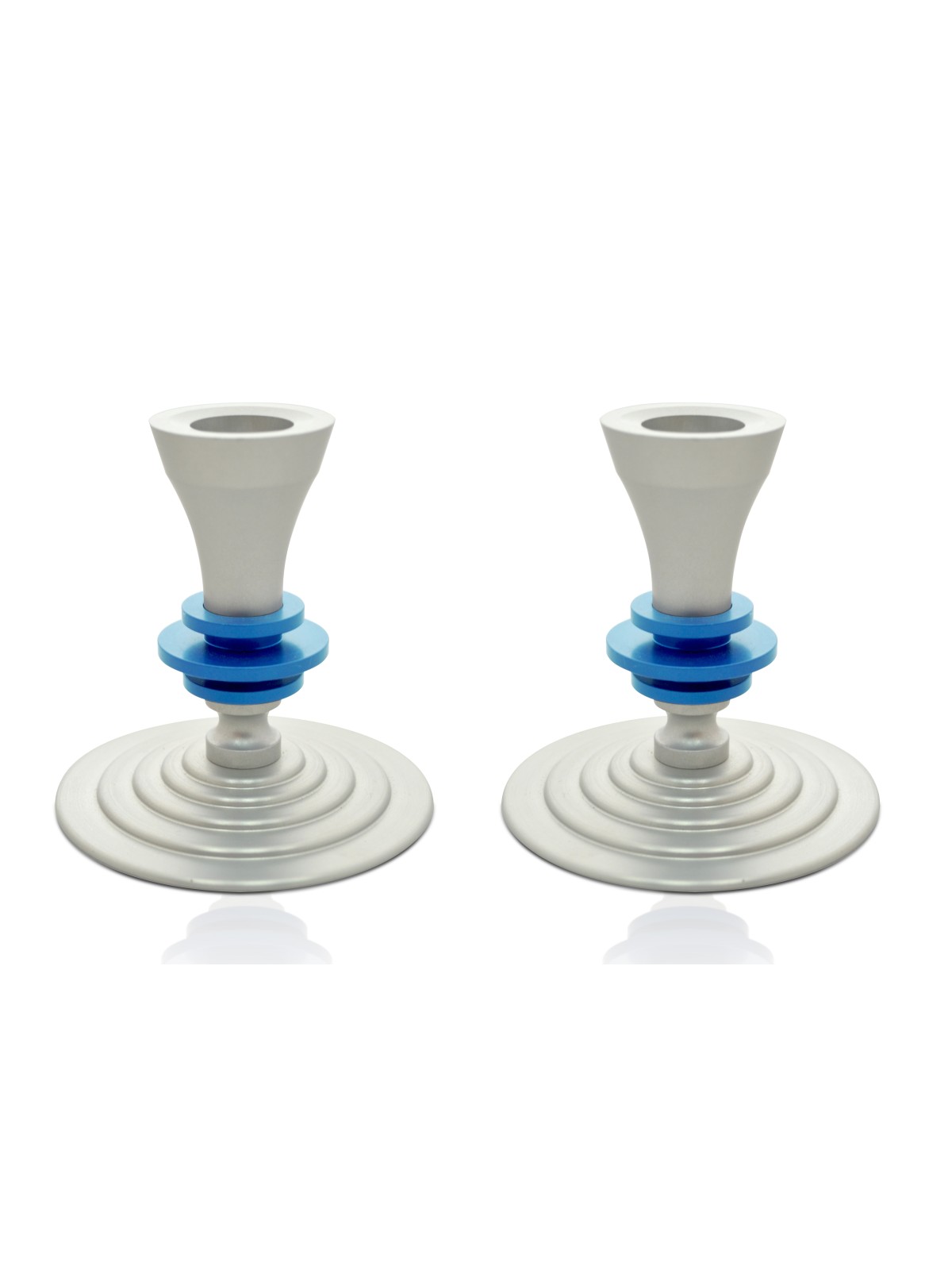Modern Candlesticks Made of aluminum , Jewish Wedding Gifts , Israeli