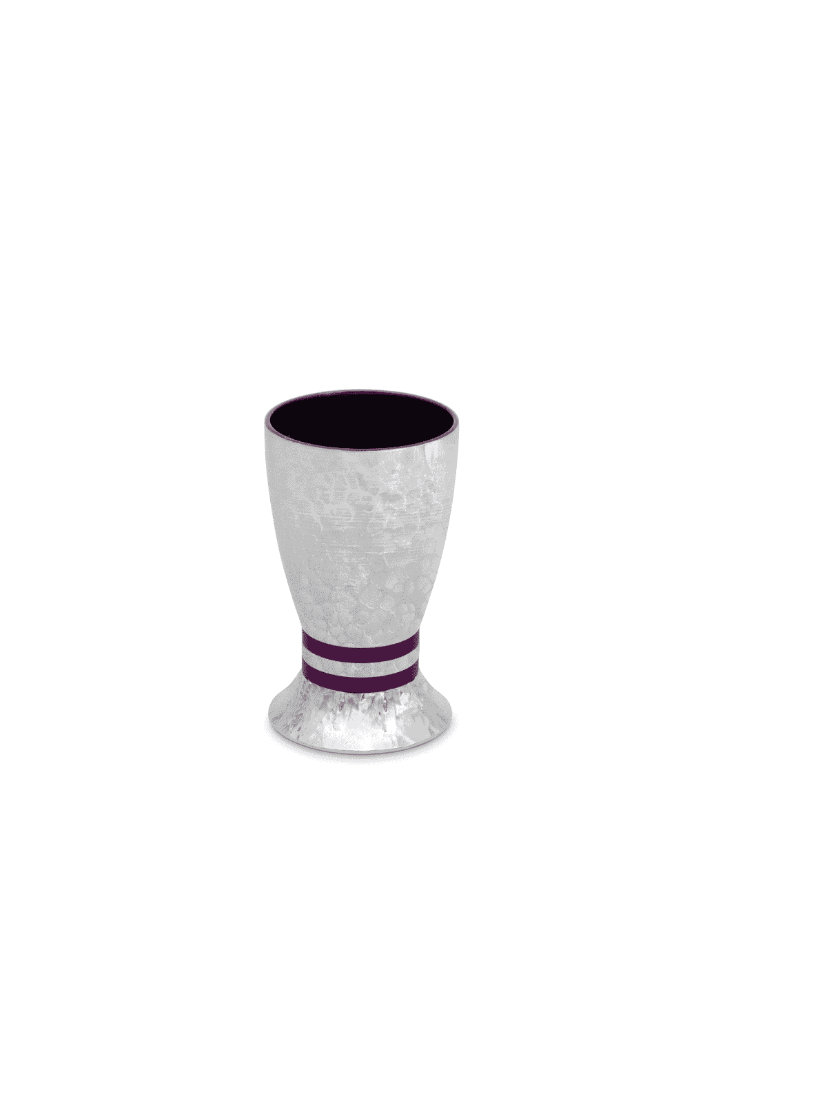 Contemporary Hammered Aluminum Petite Cup , Jewish Wedding Gifts , Isr