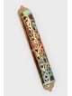 Magnificent Colorful Copper Mezuzah , Jewish Wedding Gifts , Israeli J