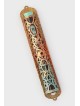 Magnificent Colorful Copper Mezuzah , Jewish Wedding Gifts , Israeli J