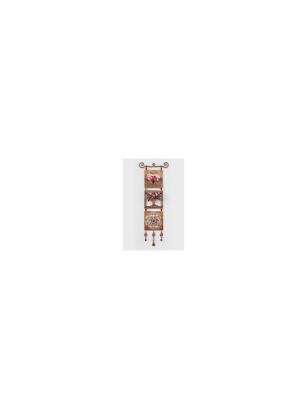 Beautiful Luck Symbols Copper Mobile , Jewish Wedding Gifts , Israeli