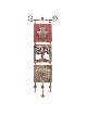 Beautiful 3D Copper Mobile For Good Luck , Jewish Wedding Gifts , Isra