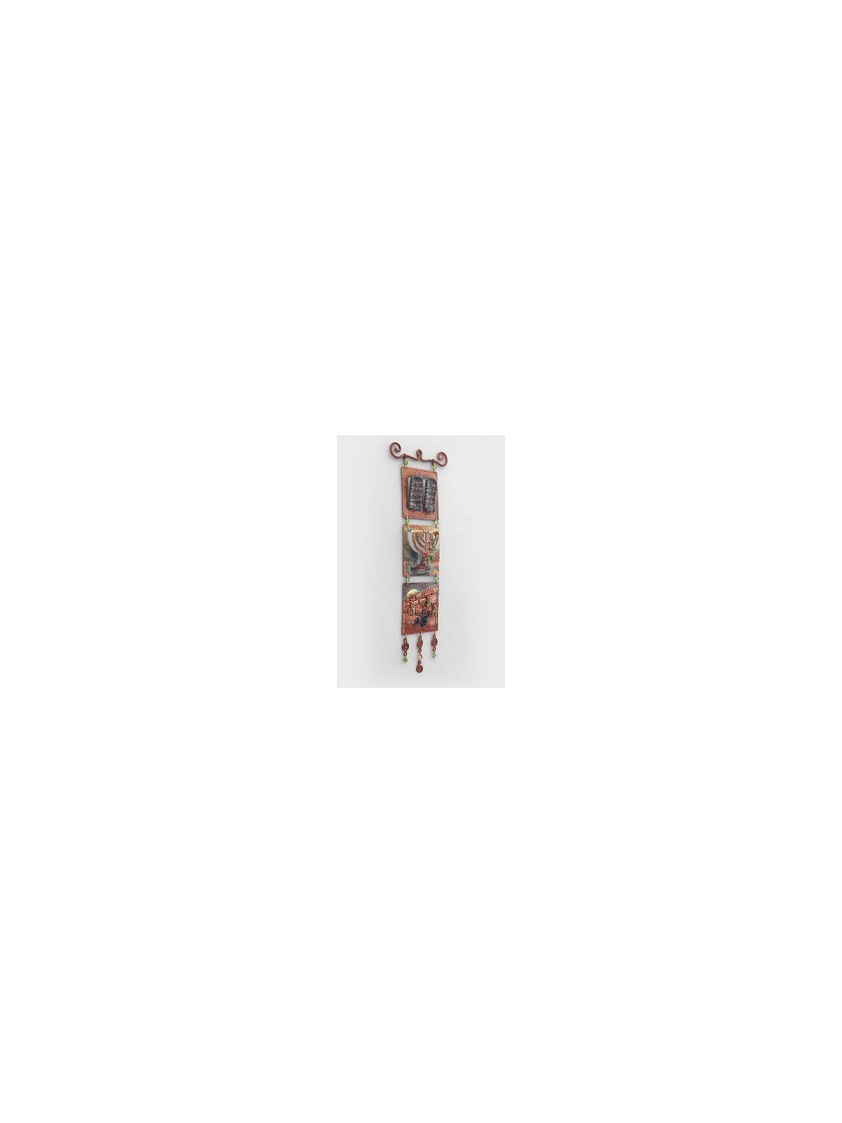 Unique 3D Copper Mobile Blessing - Meaningful Juda , Hamsa Wall Art ,