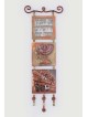 Jerusalem Three-Panel Copper Wall Art - Menorah an , Tu B'Av Gifts , I