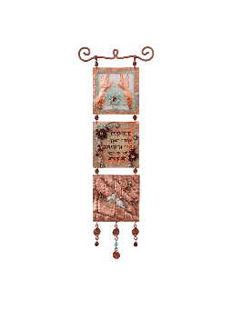 Special Copper Mobile Wall Decor With Holly Symbol , Tu B'Av Gifts , I
