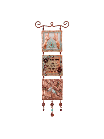 Décor mural mobile spécial en cuivre avec symbole de houx, cadeaux Tu B'Av, I