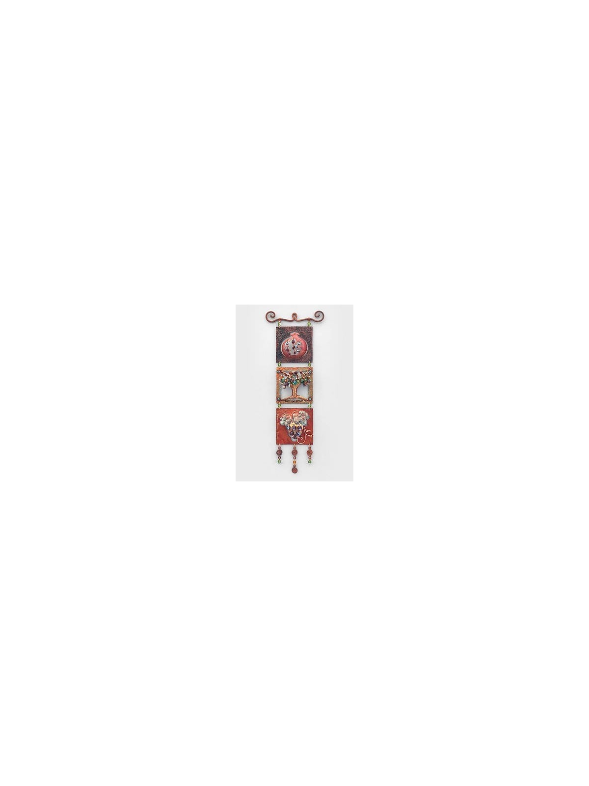Judaica Copper Mobile Wall Hanging , Cadeaux de mariage juifs , Ju israélien