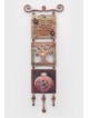 Swarovski Mobile - Modern Judaica Home Blessing , Hamsa Wall Art , Isr