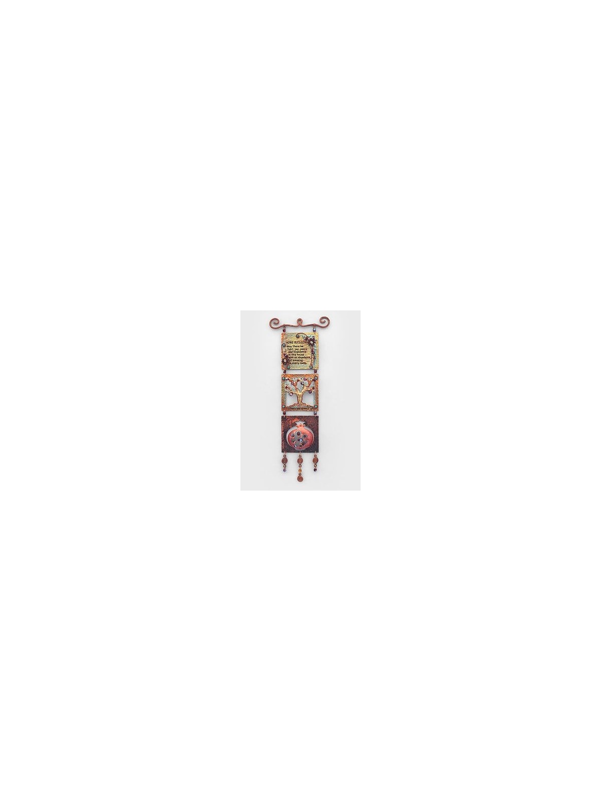 Bénédiction florale moderne de la maison Judaica, cadeaux de mariage juif, israélien J