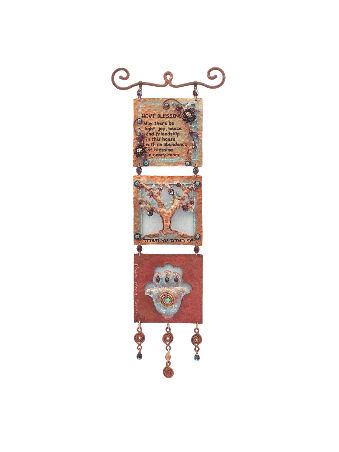 Arbre de bénédiction anglais pour la maison Hamsa, cadeaux de mariage juif, Juda israélien