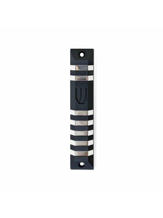 Modern Anodized Aluminum Trapeze Shaped Mezuzah Ca , Avi Nadav Mezuzah