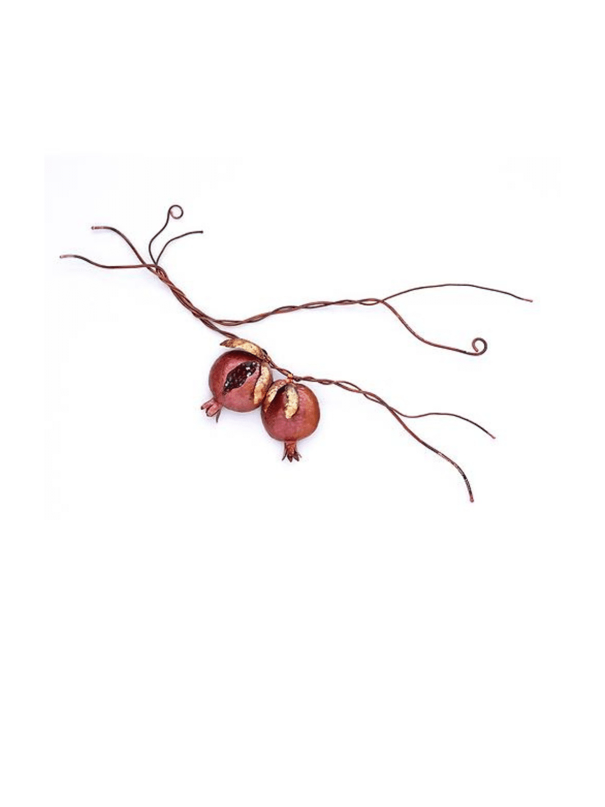 Tenture murale juive branche de grenade rouge Form Co, mariage juif Gi