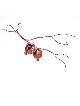 Tenture murale juive branche de grenade rouge Form Co, mariage juif Gi