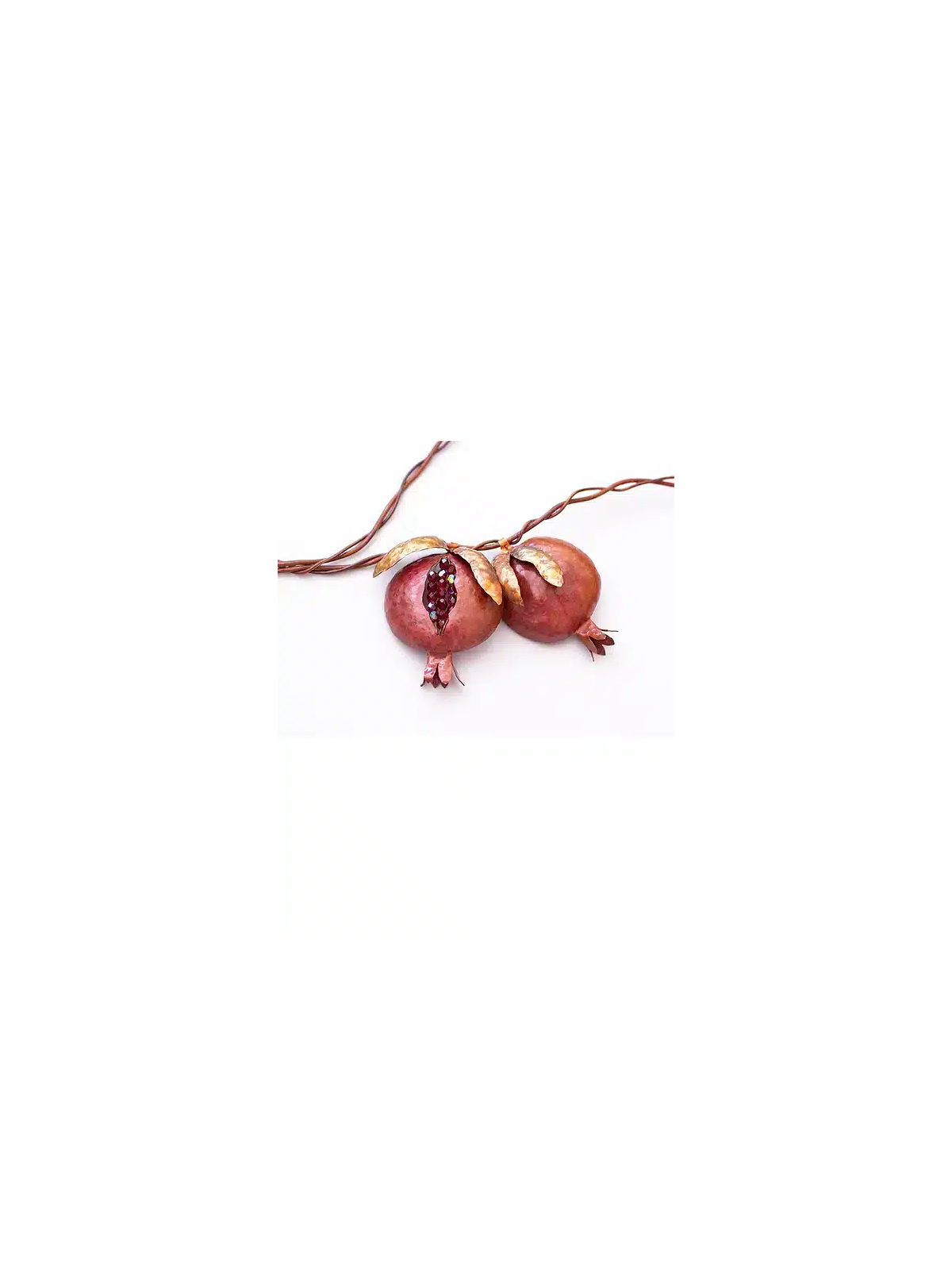 Jewish Wall Hanging Red Pomegranate Branch Form Co , Jewish Wedding Gi