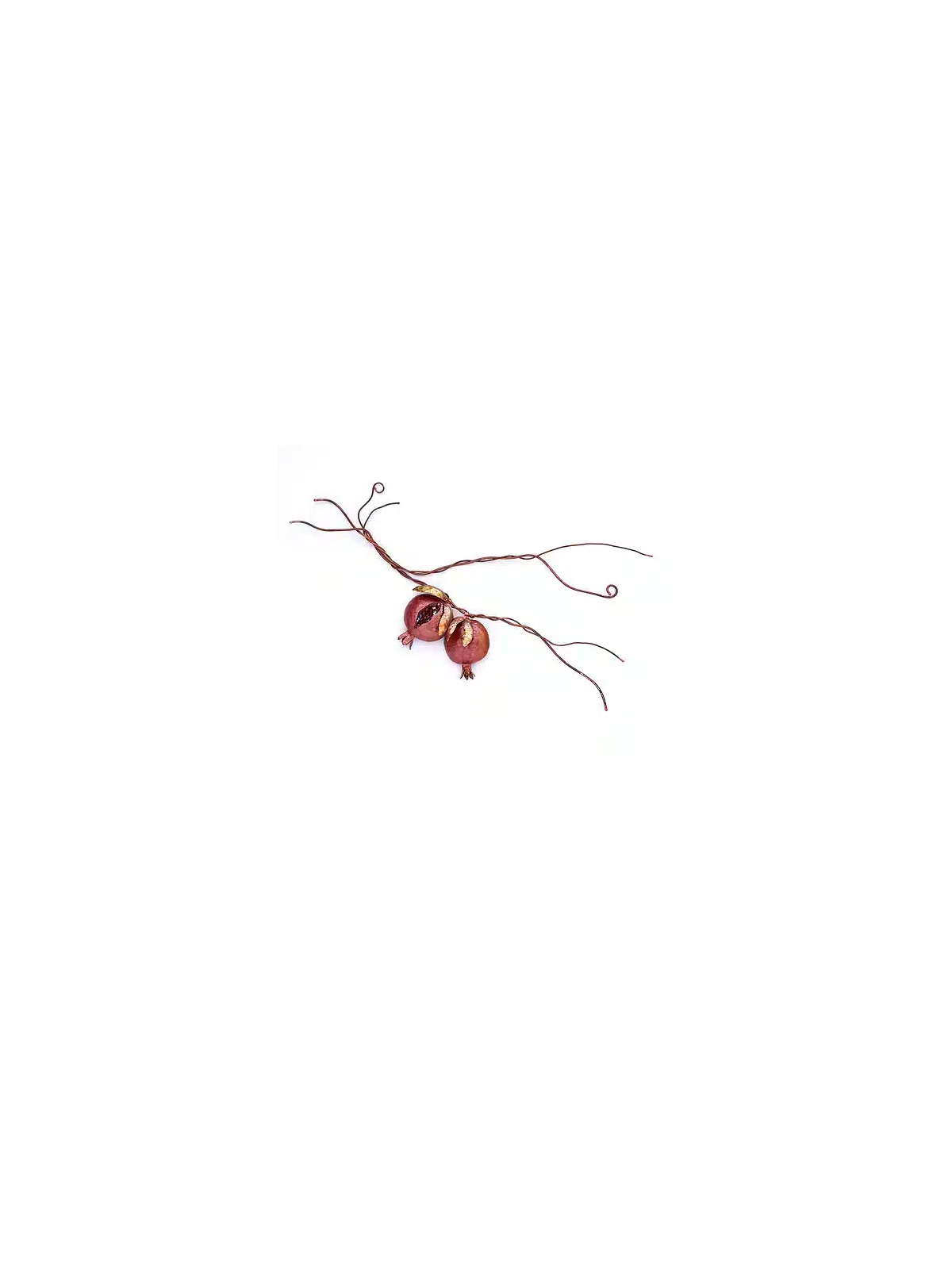 Jewish Wall Hanging Red Pomegranate Branch Form Co , Jewish Wedding Gi