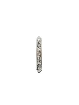 Boîtier Mezuzah arrondi en argent sterling, grandes Mezuzahs, judaïque israélien