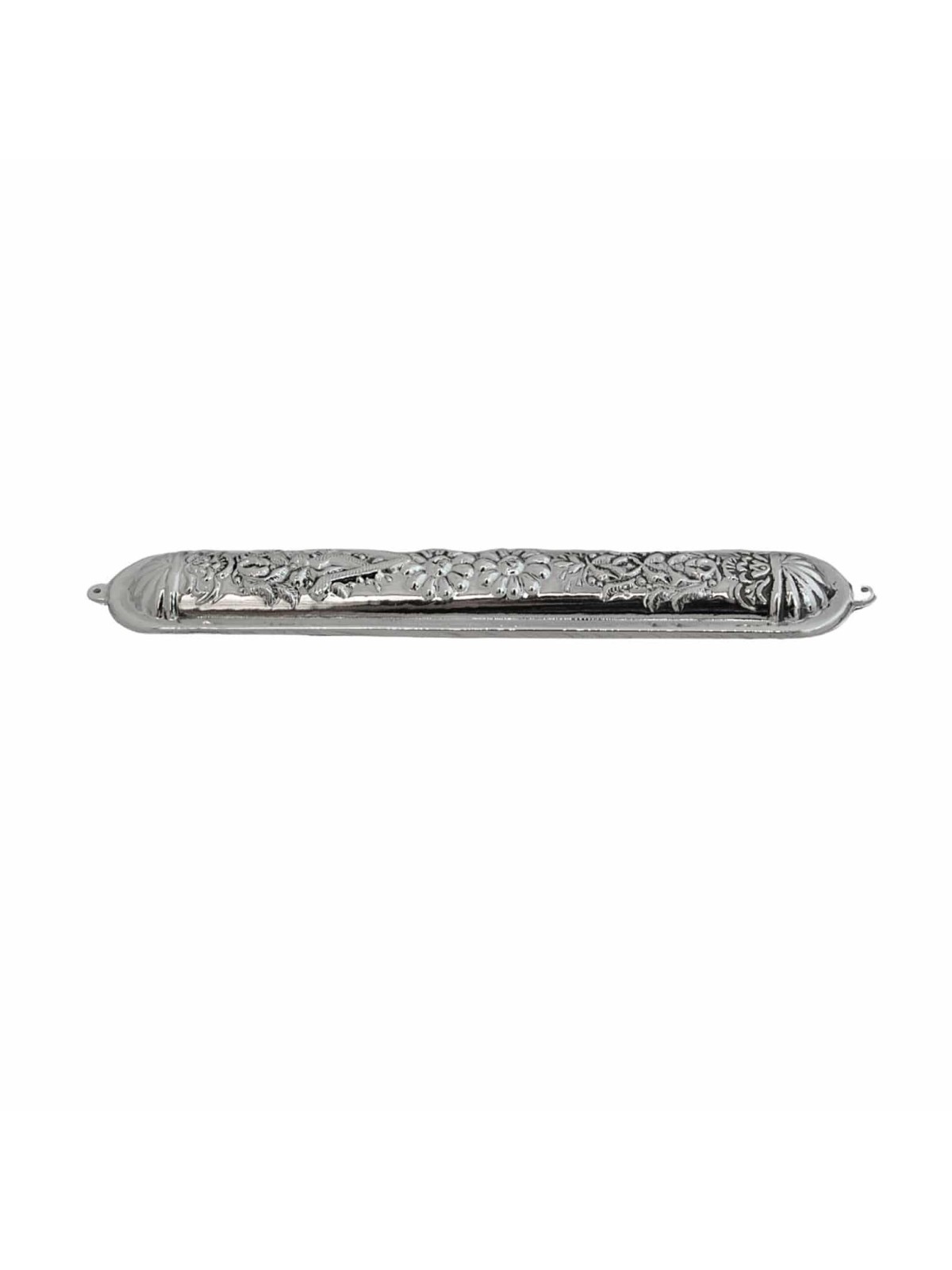Boîtier Mezuzah arrondi en argent sterling, grandes Mezuzahs, judaïque israélien