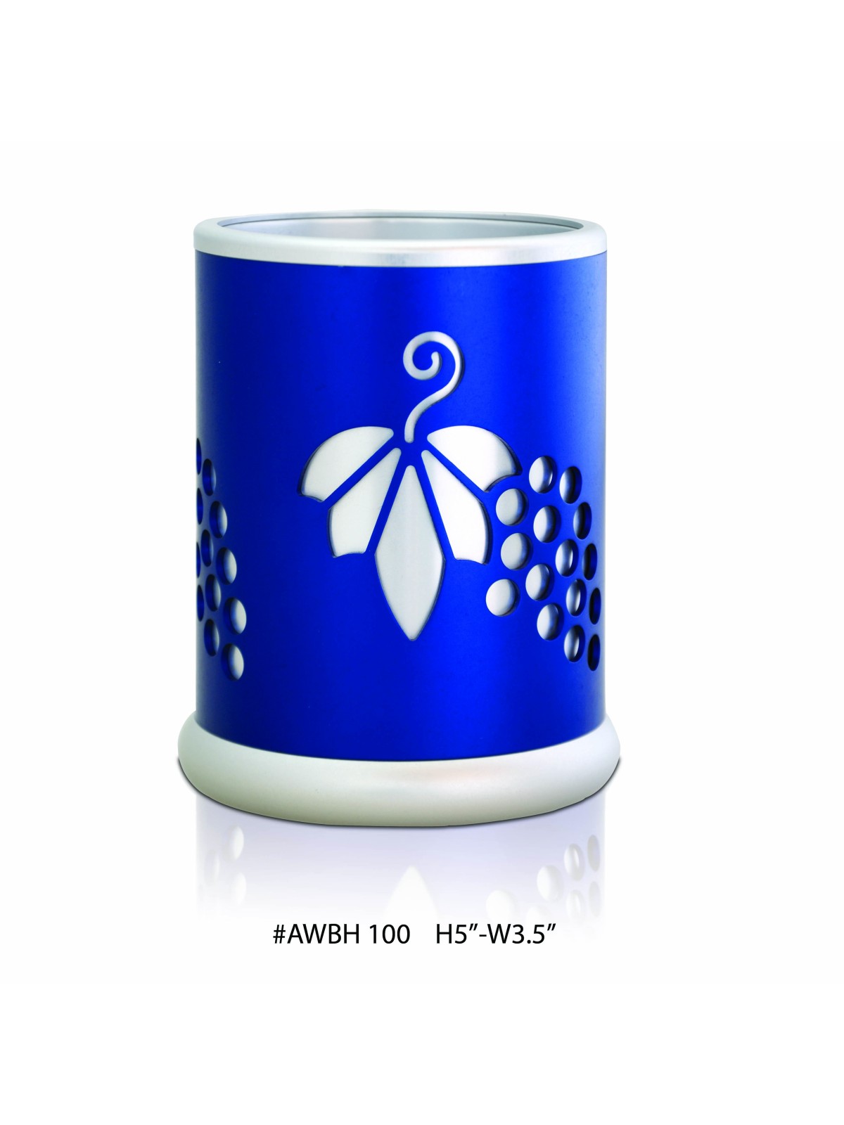 Porte-vin élégant avec illustration de raisins, cadeaux Tu B'Av, israélien