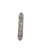 Round Edges Special Silver Mezuzah Cover , For 7cm Scrolls , Israeli J