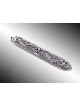 Round Edges Special Silver Mezuzah Cover , For 7cm Scrolls , Israeli J