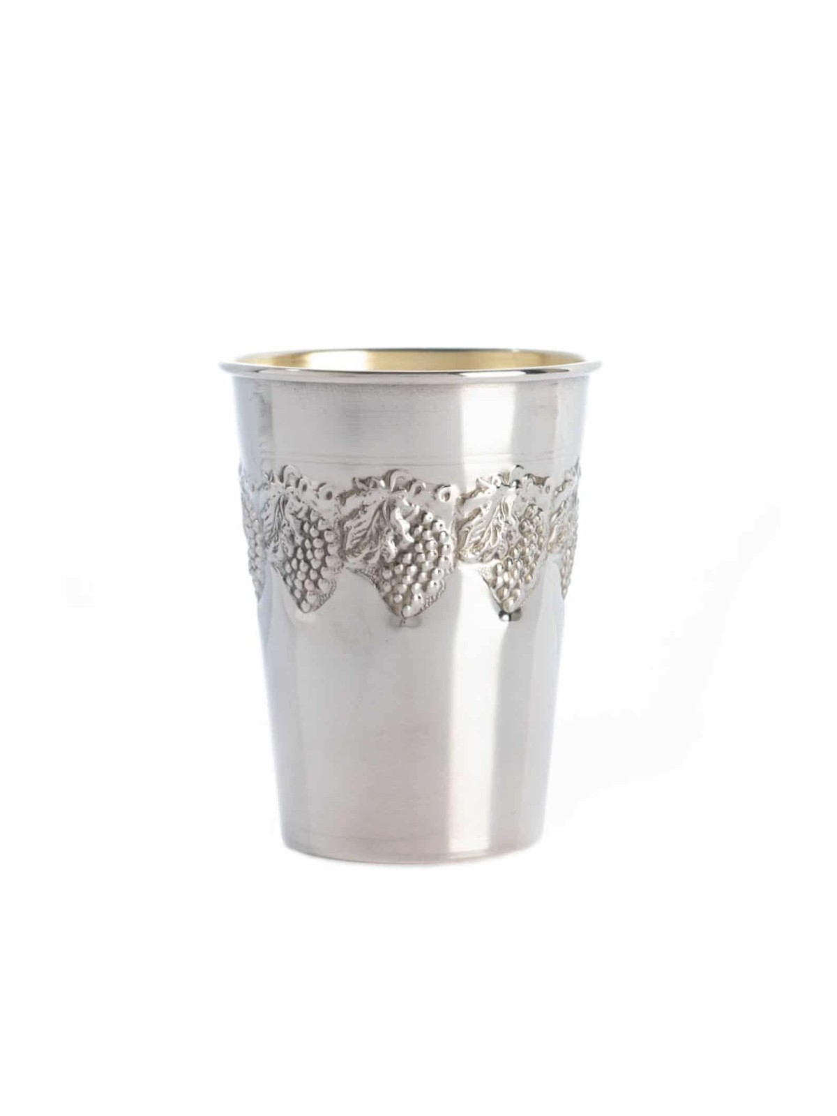 Coupe de Kiddouch aux raisins en argent sterling, cadeaux de Pâque, Judaica israélienne
