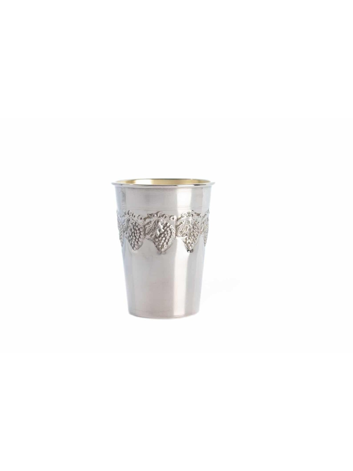 Sterling Silver Grapes Kiddush Cup , Passover Gifts , Israeli Judaica