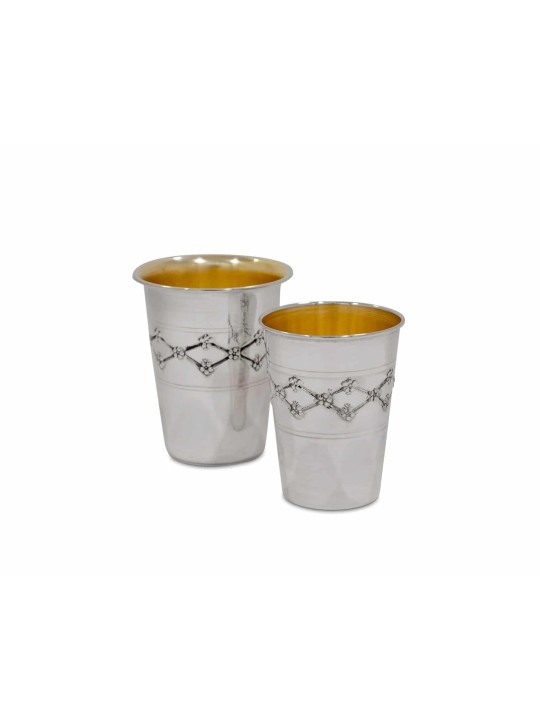 Sterling Silver Small Cup , Passover Gifts , Israeli Judaica