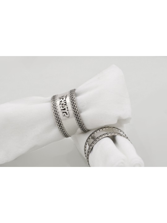 Porte-anneaux de serviette avec lettrage hébreu, cadeaux de Pâque, J israélien