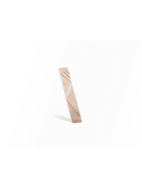 Grand étui diagonal en pierre de Jérusalem Mezuzah, cadeaux Tu B'Av, israélien