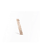 Large Diagonal Jerusalem Stone Mezuzah Case , Tu B'Av Gifts , Israeli