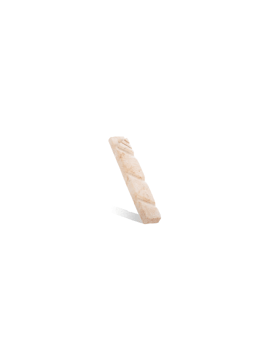 Étui Mezuzah en pierre de conception diagonale, cadeaux Tu B'Av, Judaica israélien