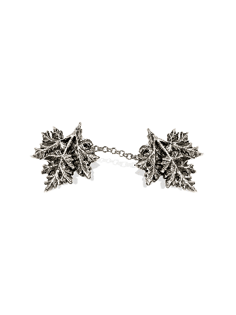Clips Talit en forme de feuilles en argent sterling, clips Talit, Ju israélien