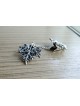 Clips Talit en forme de feuilles en argent sterling, clips Talit, Ju israélien
