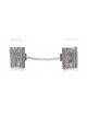 Sterling Silver "Shin" Tallit Clips with Filigree , Tallit Clips , Isr