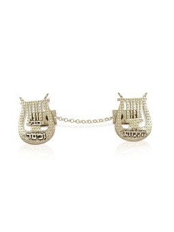 Harpe unique de David Silver Talit Clips , Talit Clips , Juda israélien