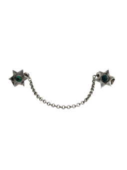 Tallit Clips Sterling silver with Eilat Stones , Tallit Clips , Israel