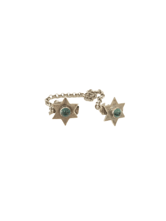 Talit Clips Argent sterling avec pierres d’Eilat , Talit Clips , Israël