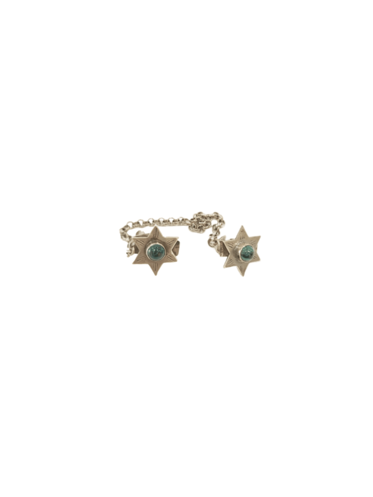 Talit Clips Argent sterling avec pierres d’Eilat , Talit Clips , Israël