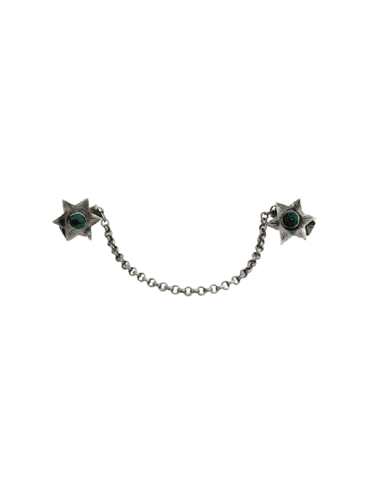 Talit Clips Argent sterling avec pierres d’Eilat , Talit Clips , Israël