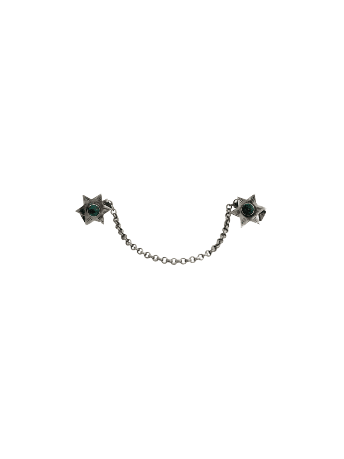 Talit Clips Argent sterling avec pierres d’Eilat , Talit Clips , Israël