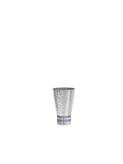Hammered and Elegant Anodized Aluminum Small Cup , Jewish Wedding Gift