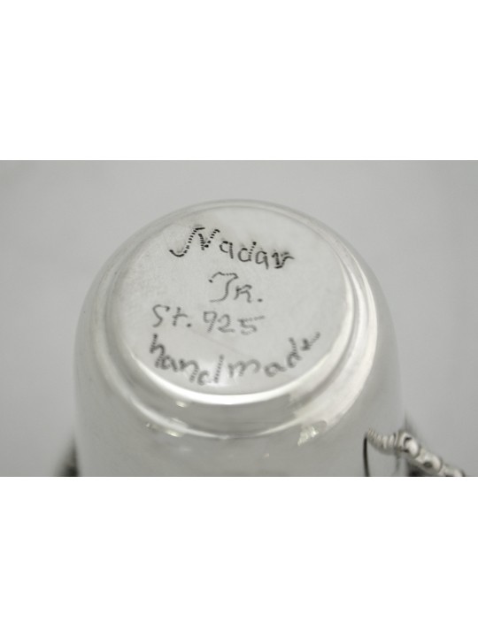 Petite tasse Yalda Tova en argent sterling, cadeaux de Pâque, judaïque israélien