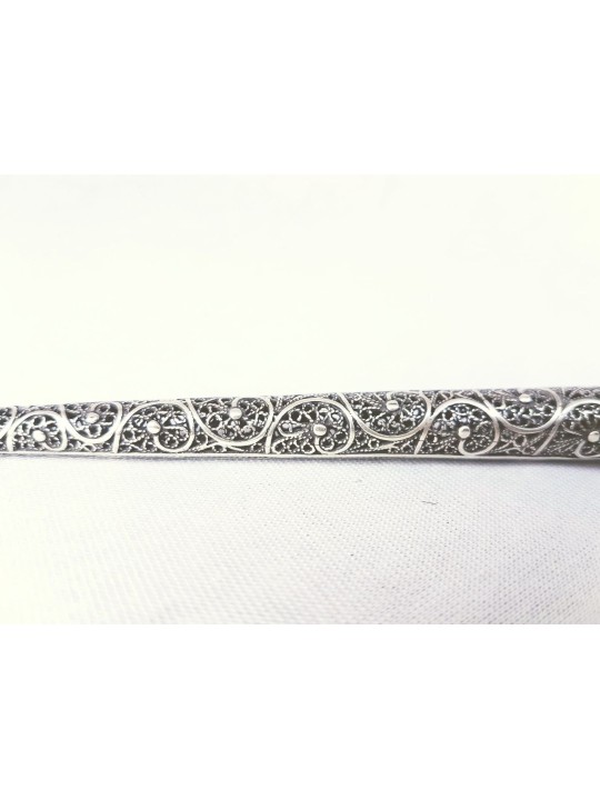 Pointeur de Torah de taille moyenne avec motif de fleurs en filigrane, cadeaux de Pâque,