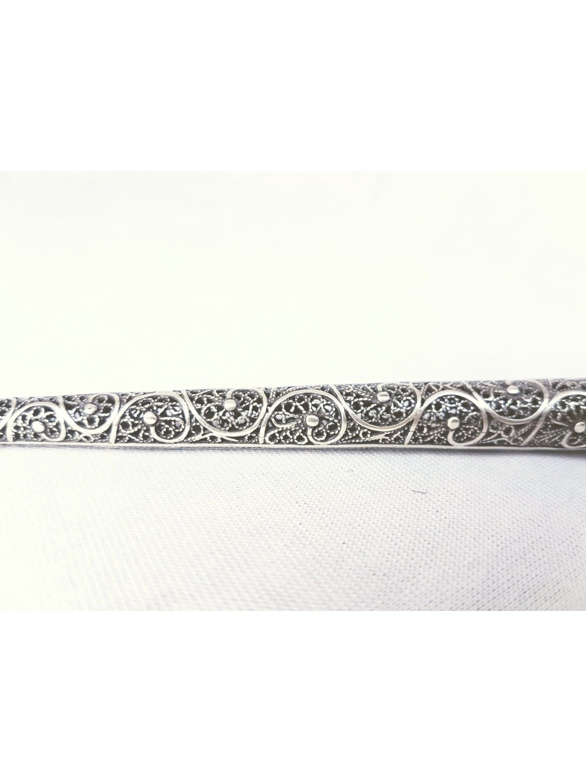 Mid Size Torah Pointer With Filigree Flower Design , Passover Gifts ,