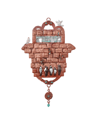 Hamsa significatif du mur occidental en cuivre, cadeaux de mariage juif, israélien